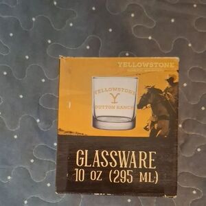 Yellowstone Dutton Ranch Glassware 10 oz -new